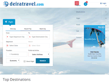 Tablet Screenshot of deiratravel.com